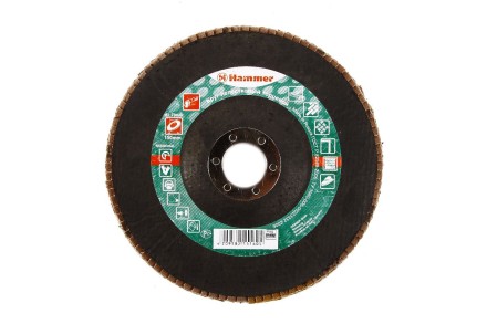Круг Лепестковый Торцевой (КЛТ) HAMMER КЛТ 1 Ф150х22 Р60 213-011 купить в Нефтеюганске