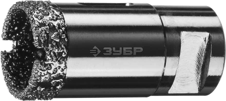 Алмазная коронка ЗУБР "ПРОФЕССИОНАЛ" универсальная для УШМ, сухое сверление, алмазы на вакуумной пайке,  посадка М14, d=29мм 29865-29 купить в Нефтеюганске