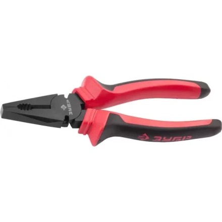 Плоскогубцы ЗУБР &quot;МАСТЕР&quot; комбинированные, маслобензостойкая рукоятка, покрытие оксидированное с полировкой, 180мм 22015-1-18_z01 купить в Нефтеюганске