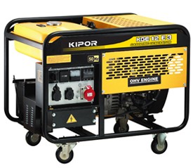 Бензогенератор KIPOR KGE12E3 купить в Нефтеюганске
