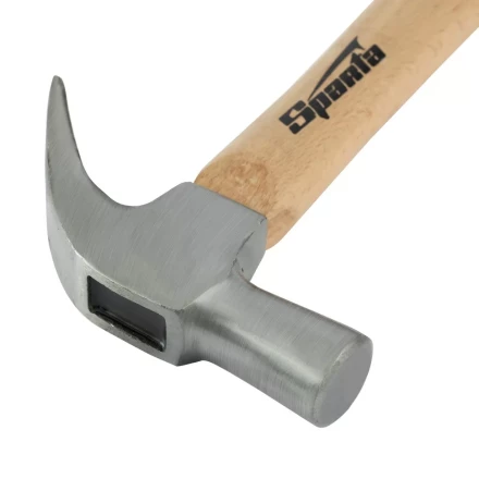 Молоток-гвоздодер Sparta 104215, 560 г, боек 29 мм, деревянная рукоятка купить в Нефтеюганске