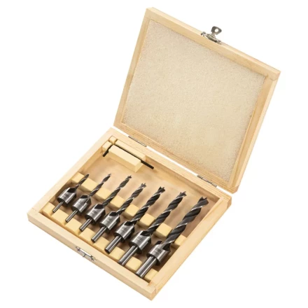 Набор сверл зенкеров по дереву Denzel 704272, 3-10 мм, набор 7 шт купить в Нефтеюганске