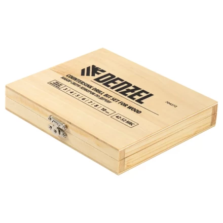 Набор сверл зенкеров по дереву Denzel 704272, 3-10 мм, набор 7 шт купить в Нефтеюганске