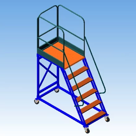 Лестница с площадкой УСЦ ЛСА-1000 купить в Нефтеюганске