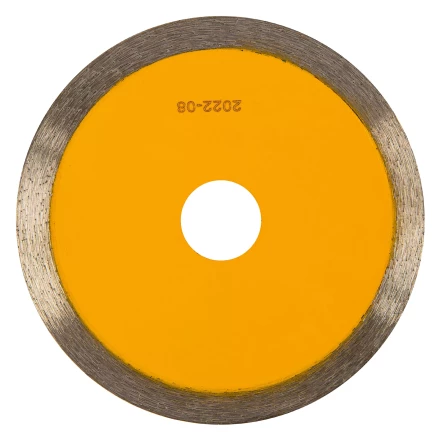 Диск алмазный отрезной 115 х 22,2 мм, сплошной, супертонкий, горячий пресс, мокрое резание// Denzel 73043 купить в Нефтеюганске