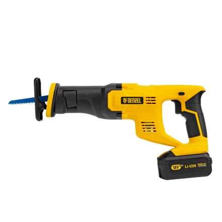 Пила сабельная аккумуляторная CRC-115, 18В Li-Ion Denzel 28465 купить в Нефтеюганске