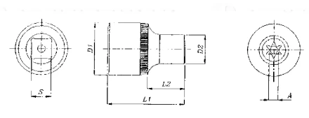 Торцевая головка 1/2&quot;DR внешний TORX Е-24 S06H424 Jonnesway 49718 купить в Нефтеюганске