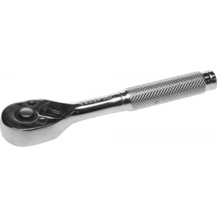 Трещотка для торцовых головок ЗУБР &quot;МАСТЕР&quot;, Сr-V сталь, 72 зубца, цельнометаллическая, 1/4&quot; 27739-1/4 купить в Нефтеюганске