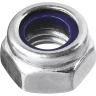 Гайка DIN 985 с нейлоновым кольцом, M8, 8 шт, кл. пр. 6, оцинкованная, ЗУБР 303586-08 купить в Нефтеюганске