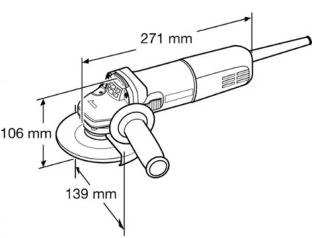 Углошлифовальная машина Makita 9558HNR УШМ Болгарка купить в Нефтеюганске