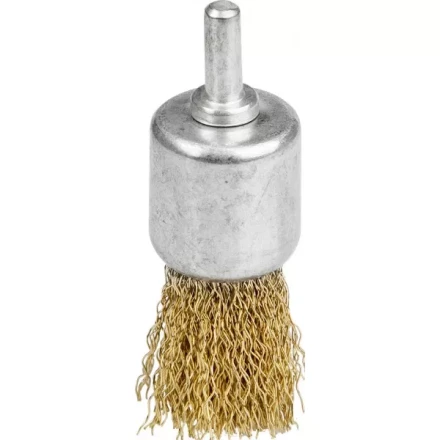 STAYER &quot;PROFESSIONAL&quot;. Щетка кистевая для дрели, витая стальная проволока 0,3мм, 24мм 35113-24 купить в Нефтеюганске