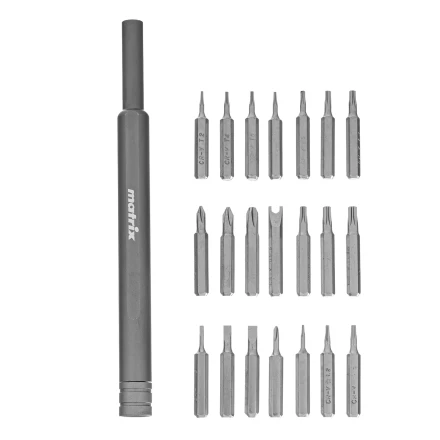 Набор для точных работ 22 в 1, универсальный, сталь CrV Matrix 13566 купить в Нефтеюганске