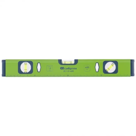 Уровень алюминиевый УС-1,0-400 СИБРТЕХ артикул 34100 купить в Нефтеюганске