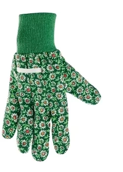 Перчатки садовые х/б ткань с ПВХ точкой, манжет, S PALISAD 67761 купить в Нефтеюганске