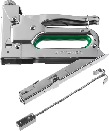 Степлер &quot;Max 140&quot; с регулировкой силы удара, металл корпус 4-в-1: тип 140 (6-14 мм) / 28 (9-11 мм) / 300 (10-14 мм) / 500 (14 мм), STAYER 31508_z02 купить в Нефтеюганске