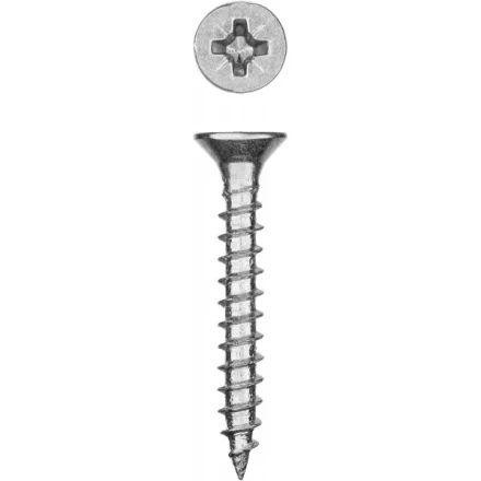 Саморезы СУ-Б универсальные, 30 x 5.0 мм, 6 000 шт, белый цинк, ЗУБР 300370-50-030 купить в Нефтеюганске