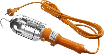 Светильник переносной с выключателем, 5м, 60 Вт/220 В, STAYER 56061 купить в Нефтеюганске
