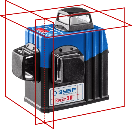 Нивелиры лазерные Крест-3D 360 3 перпендикулярные плоскости серия ПРОФЕССИОНАЛ купить в Нефтеюганске