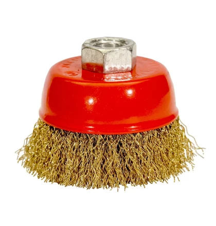 Щетка для УШМ М14/65 мм чашечная сталь прямая 511718 купить в Нефтеюганске