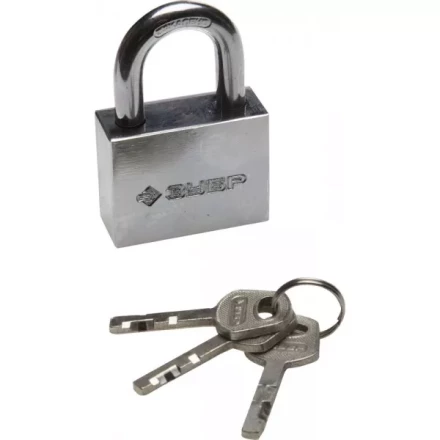 Замок ЗУБР &quot;МАСТЕР&quot; навесной, стальной корпус, закаленная дужка, 50мм 3710-50_z01 купить в Нефтеюганске