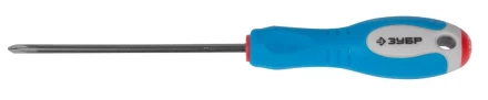 Отвертка ЗУБР, Cr-V сталь, трехкомпонентная рукоятка, цветовая индикация типа шлица, PH №0, 75мм 25252-0-075_z01 купить в Нефтеюганске