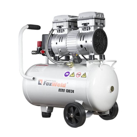 Компрессор безмасляный коаксиальный AERO 130/24 oil-free FoxWeld купить в Нефтеюганске