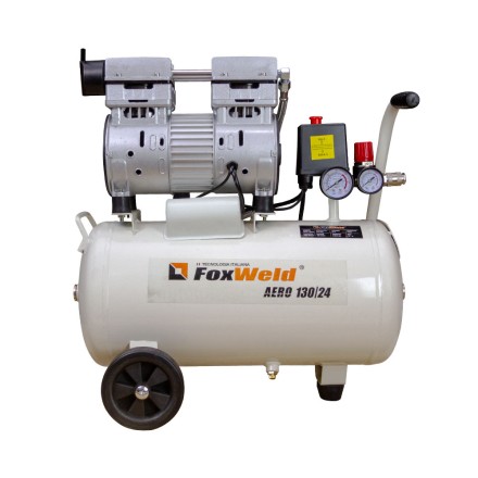 Компрессор безмасляный коаксиальный AERO 130/24 oil-free FoxWeld купить в Нефтеюганске