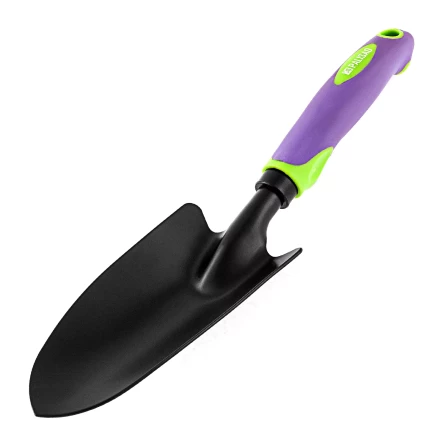 Совок посадочный широкий, 85х335 мм, стальной, обрезиненная эргономичная рукоятка, LSR1, Palisad 62060 купить в Нефтеюганске