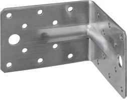 ЗУБР УНКУ-2.0, 65 x 90 x 90 x 2 мм, усиленный нержавеющий крепежный уголок, Профессионал (310516-65)