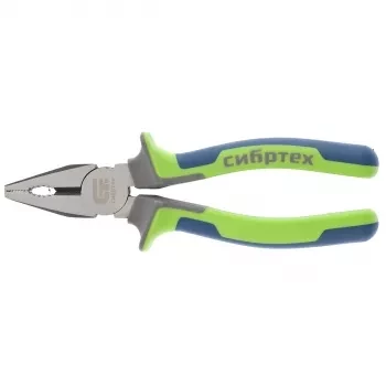 Плоскогубцы комбинированные 160 мм фосфатирование трехкомпонентные рукоятки СИБРТЕХ 17053 купить в Нефтеюганске