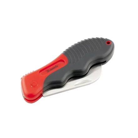 Нож электрика складной изогнутое лезвие эргономичная двухкомпонентная рукоятка MATRIX 78986 купить в Нефтеюганске