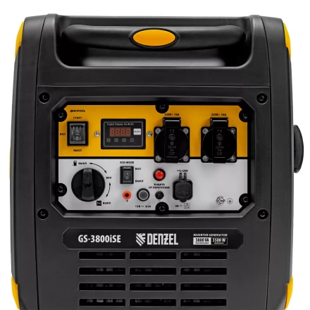 Генератор инверторный Denzel GS-3800iSE, 3,8 кВт, 230 В, закрытый корпус,электростартер купить в Нефтеюганске