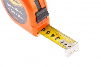 Рулетка Classic, 7.5 м х 24 мм, пластиковый корпус  SPARTA 31304 купить в Нефтеюганске