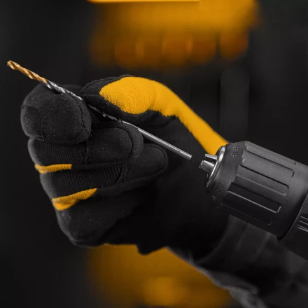 Сверло спиральное по металлу Denzel 3,5 х 112 мм, Р6М5, Golden Tip, удлиненное, 2шт. 718248 купить в Нефтеюганске