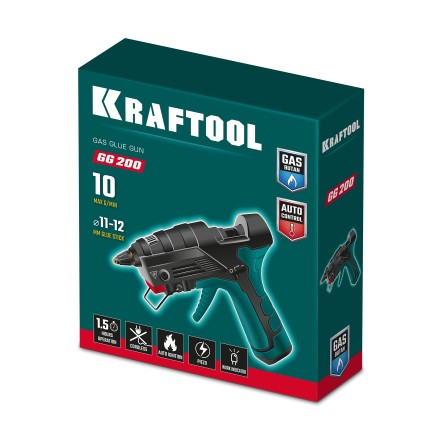 KRAFTOOL  GG-200, 11 мм 200°C, термоклеящий газовый пистолет 55524 купить в Нефтеюганске