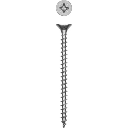 Саморезы СУ-Б универсальные, 40 x 3.5 мм, 8 000 шт, белый цинк, ЗУБР 300370-35-040 купить в Нефтеюганске