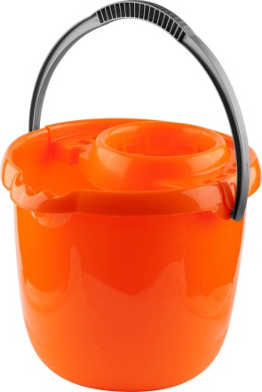 Ведро DEXX, пластиковое для непищевых продуктов, с держателем МОП, 12л 39312 купить в Нефтеюганске