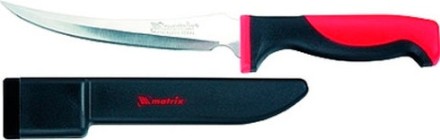 Нож рыбака &quot;FILLET KNIFE&quot; small 150 мм двухкомпонентная рукоятка пластиковые ножны MATRIX KITCHEN 79108 купить в Нефтеюганске