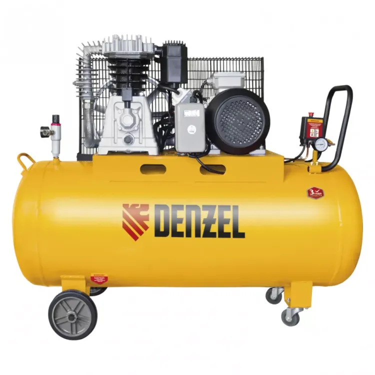 Компрессор масляный ременный Denzel DR4000/100 58092 купить в Нефтеюганске