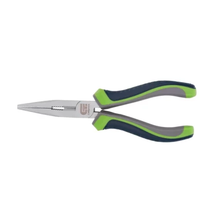 Длинногубцы прямые Сибртех 180 мм трехкомпонентные рукоятки 17114 купить в Нефтеюганске