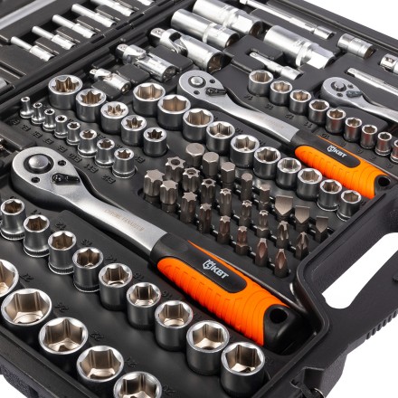 Набор автоинструмента КВТ НАИ-09/150 1/2&quot;, 1/4&quot;, 3/8&quot;, 150 предметов (92315) купить в Нефтеюганске