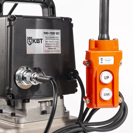 Насосная гидравлическая станция КВТ ПМЭ-7020у объем маслобака 2.0 л с удержанием (79664) купить в Нефтеюганске