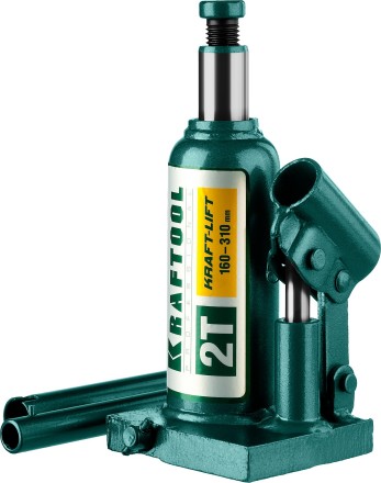 Домкрат гидравлический бутылочный &quot;Kraft-Lift&quot;, сварной, 2т, 160-310мм, KRAFTOOL 43462-2 43462-2_z01 купить в Нефтеюганске