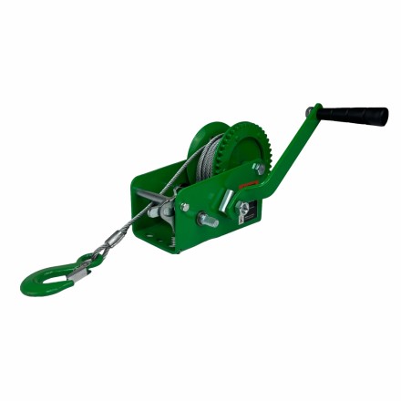 Лебедка ручная барабанная HITCH HW 1100 1100 кг канат 10 м (SZ073149) купить в Нефтеюганске