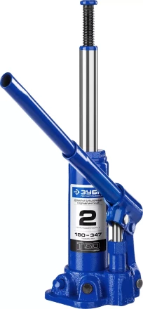 Домкрат гидравлический бутылочный T50, 2т, 180-347мм, в кейсе, ЗУБР Профессионал 43060-2-K 43060-2-K_z01 купить в Нефтеюганске