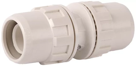 Соединитель ЗУБР &quot;ШиреФит&quot; &quot;штуцер с гайкой - штуцер с гайкой&quot;, 32мм 51490-32 купить в Нефтеюганске