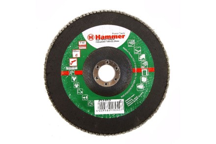 Круг Лепестковый Торцевой (КЛТ) HAMMER КЛТ 1 Ф180х22 Р40 213-013 купить в Нефтеюганске