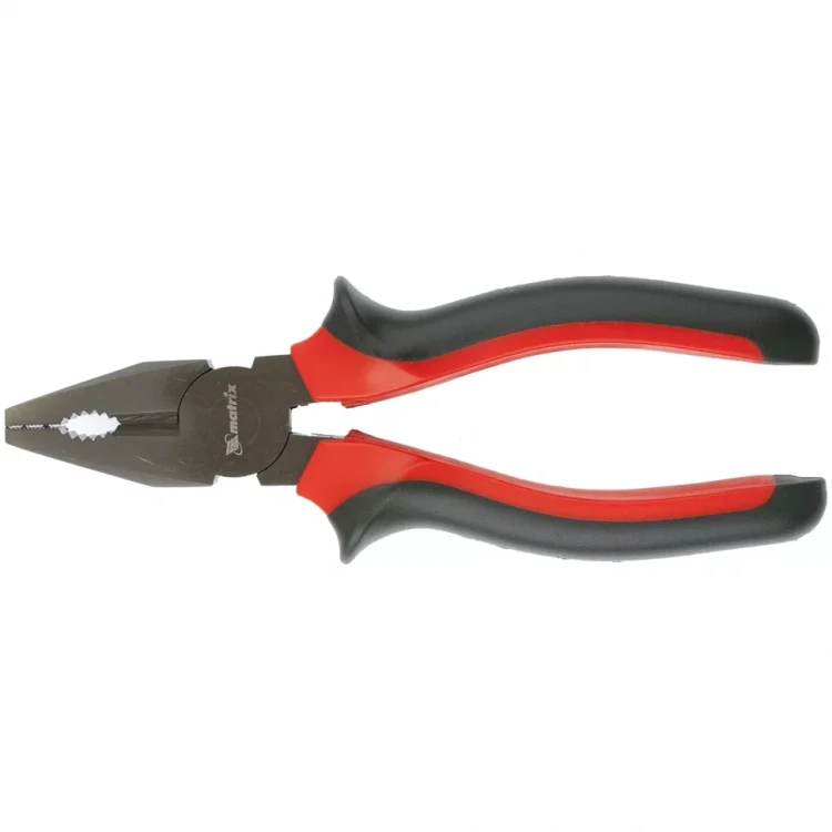 Плоскогубцы Black Nickel 200 мм комбинированные двухкомпонентные рукоятки MTX 169839 купить в Нефтеюганске