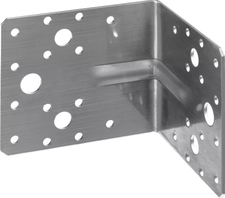 ЗУБР УНКУ-2.0, 90 x 100 x 100 x 2 мм, усиленный нержавеющий крепежный уголок, Профессионал (310516-90) купить в Нефтеюганске