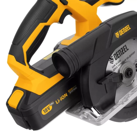 Пила циркулярная аккумуляторная бесщет. CCS-165, 18В Li-Ion Denzel 27401 купить в Нефтеюганске